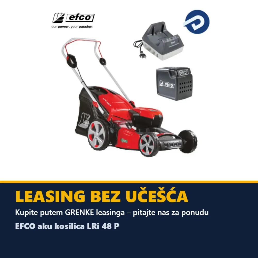 EFCO aku kosilica LRi 48 P — 40 V, 46 cm, baterija 5 Ah i punjač — slika 5 od 5