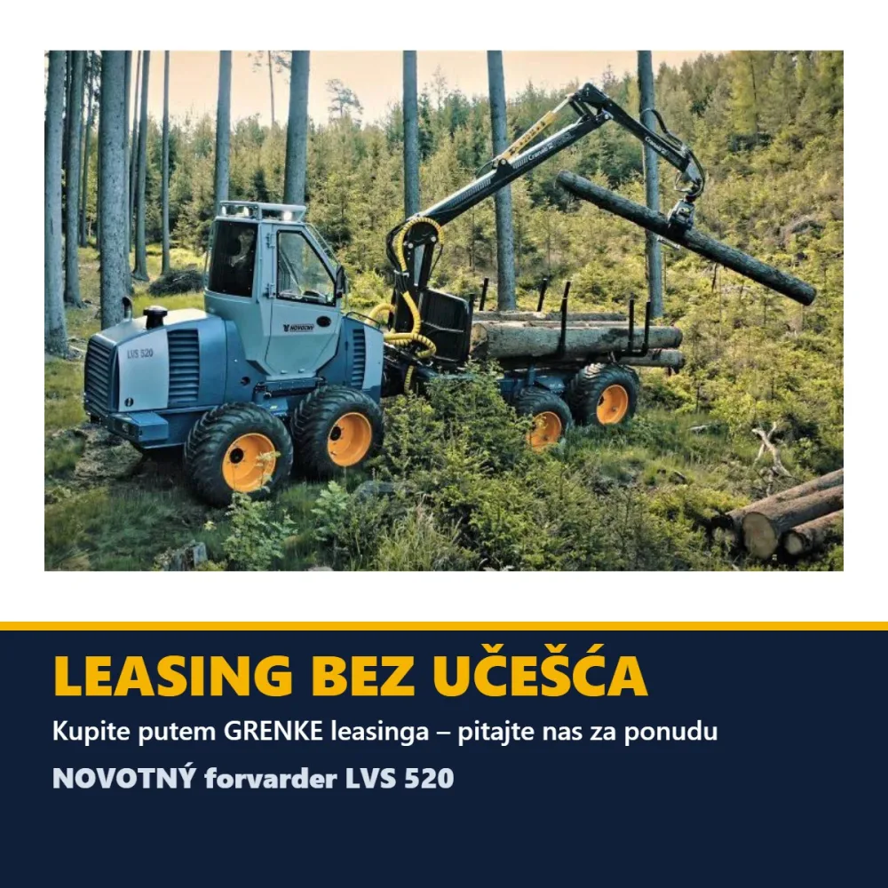 NOVOTNÝ forvarder LVS 520 — šumski forwarder 6 t, Perkins 74 kW — slika 9 od 9
