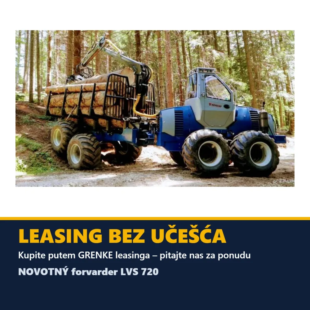 NOVOTNÝ forvarder LVS 720 — šumski forwarder 7,5 t, Perkins 100 kW — slika 7 od 7