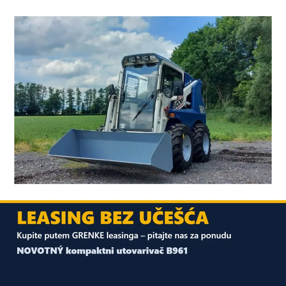 NOVOTNÝ kompaktni utovarivač B961 — FPT 55 kW, nosivost 1200 kg — slika 5 od 5