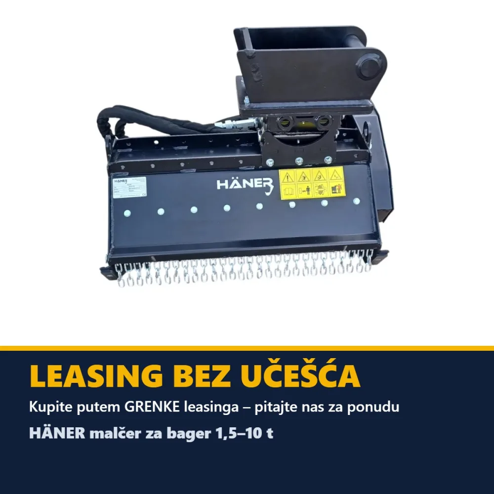 HÄNER malčer za bager 1,5–10 t — radni zahvat 800–1200 mm — slika 12 od 12