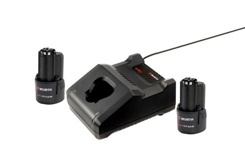 Würth set PYP 12 V – 2 akumulatora 2,0 Ah i punjač