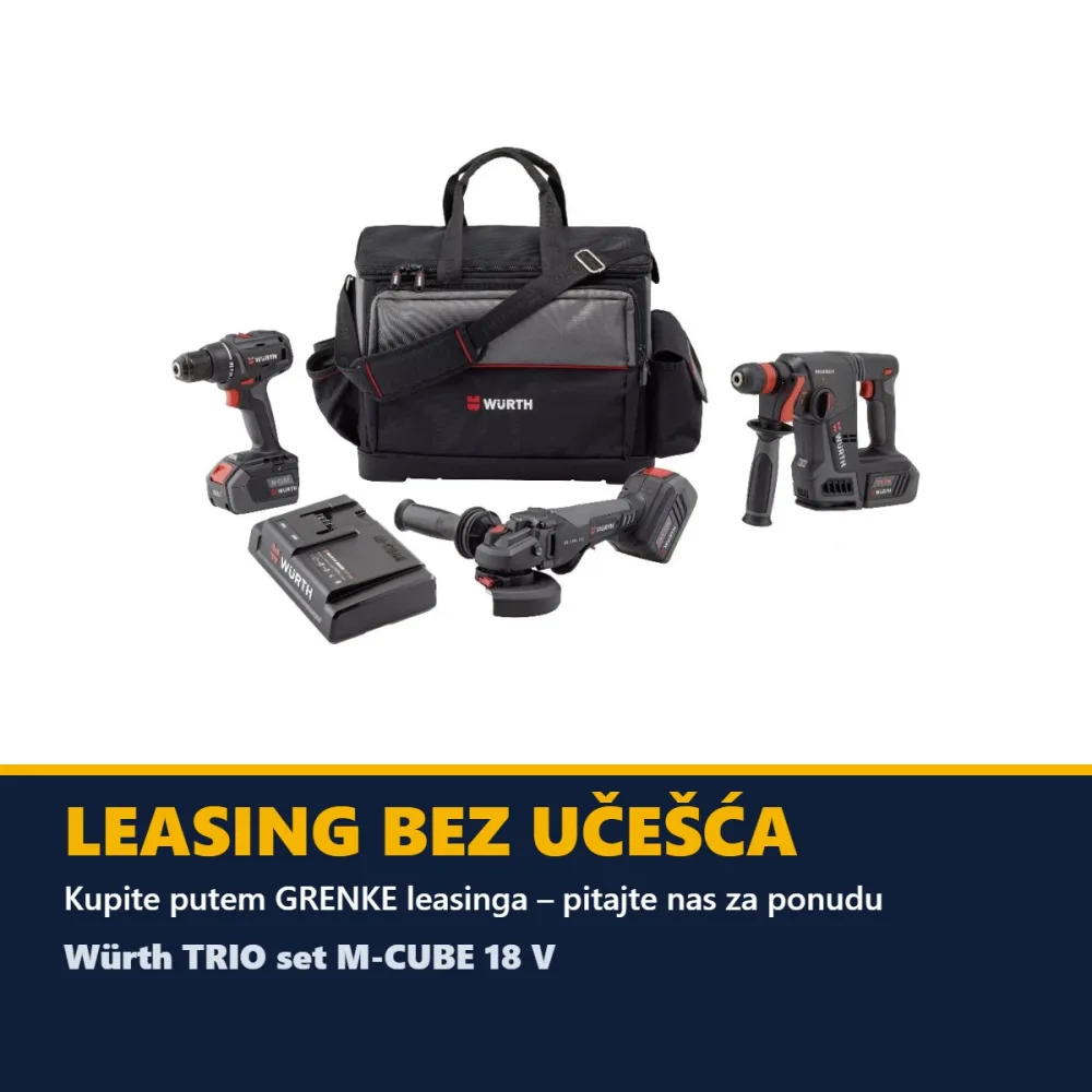 Würth TRIO set M-CUBE 18 V – ABS, ABH i AWS 125 Compact — slika 2 od 2