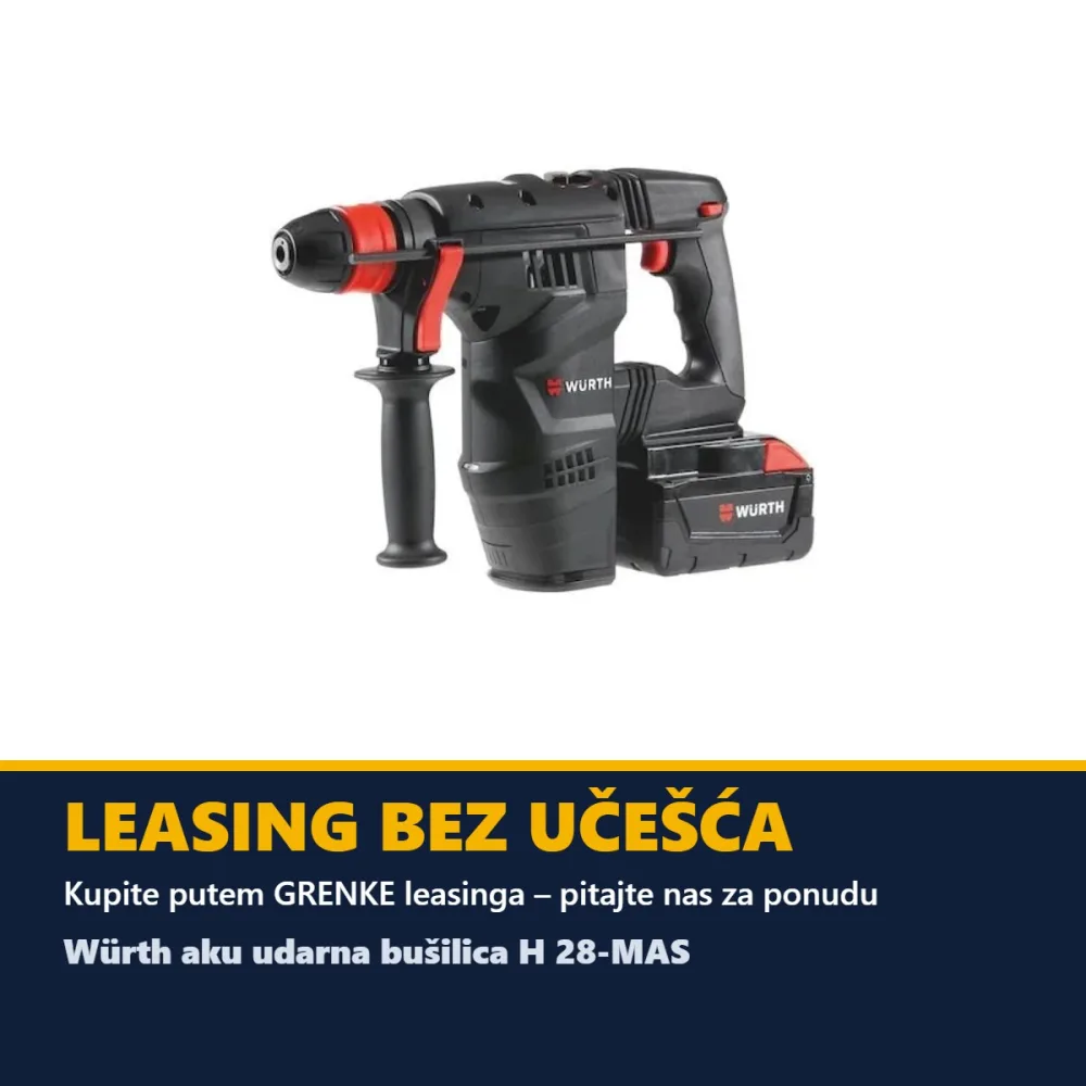 Würth aku udarna bušilica H 28-MAS (2 × 3,0 Ah) — slika 2 od 2
