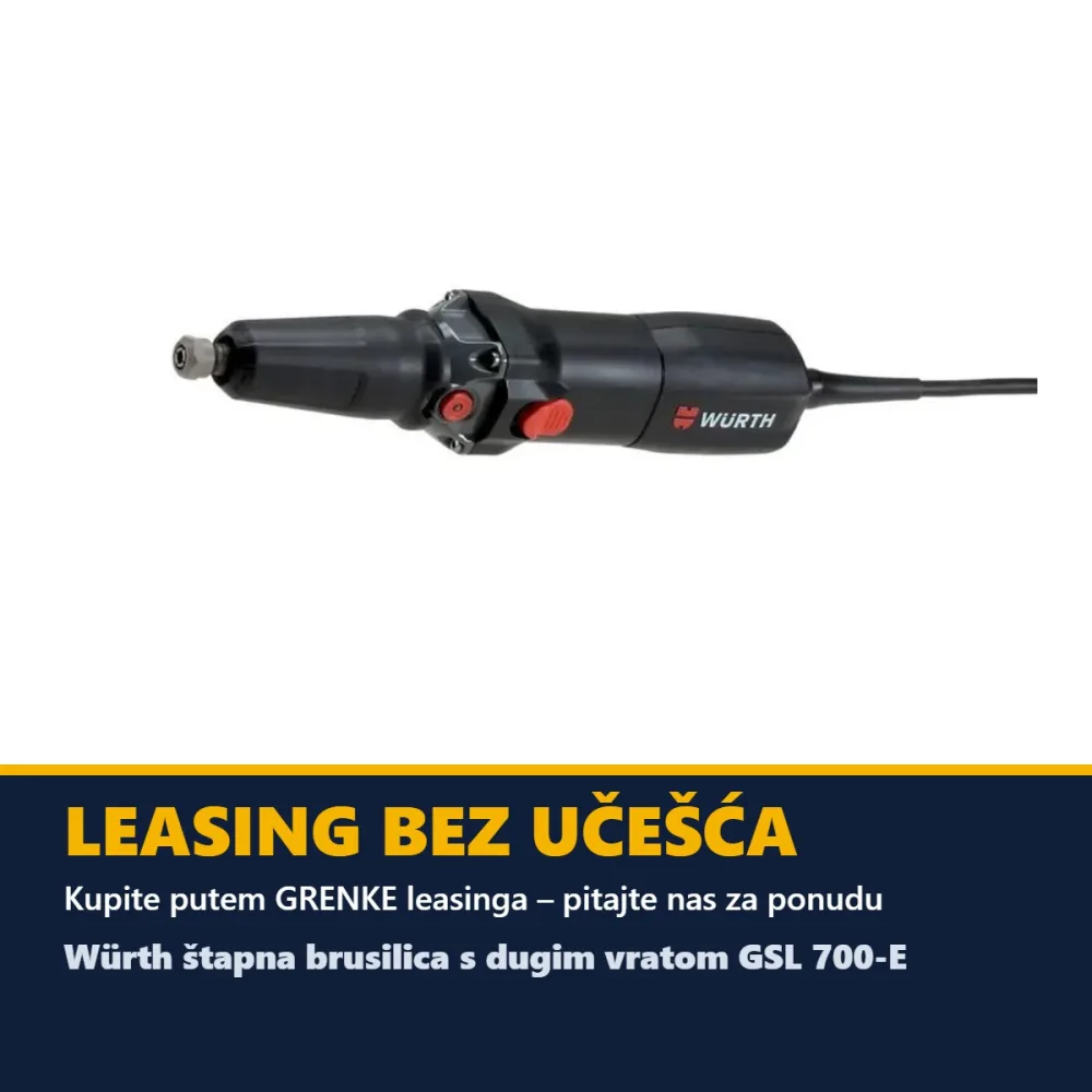 Würth štapna brusilica s dugim vratom GSL 700-E — 710 W — slika 2 od 2