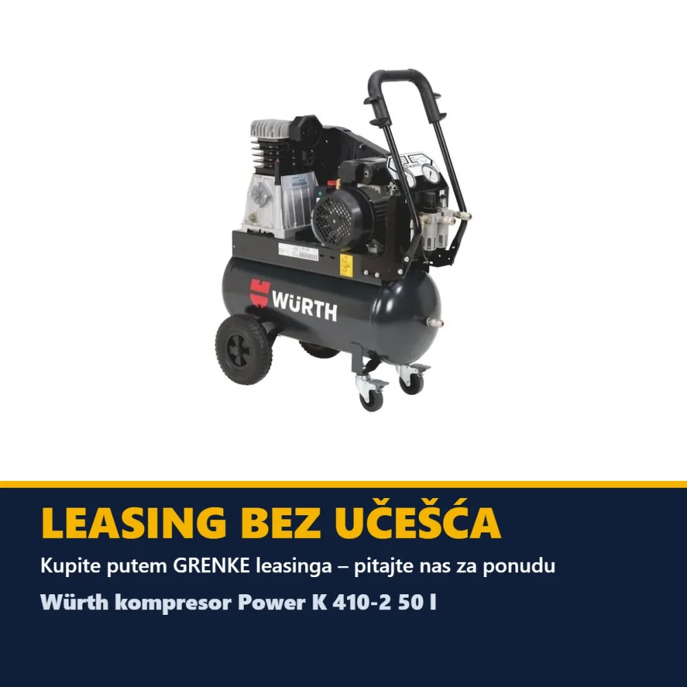 Würth kompresor Power K 410-2 50 l — 2,2 kW — slika 3 od 3