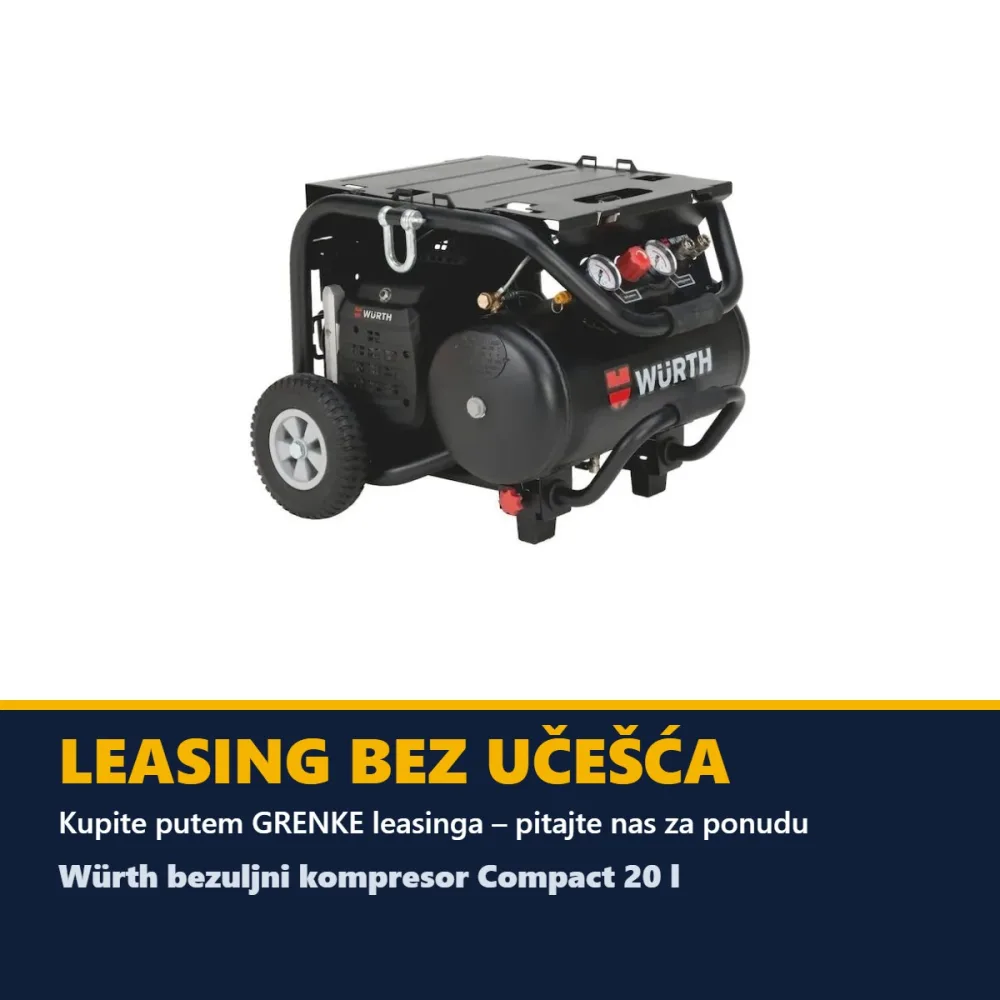 Würth bezuljni kompresor Compact 20 l — slika 2 od 2