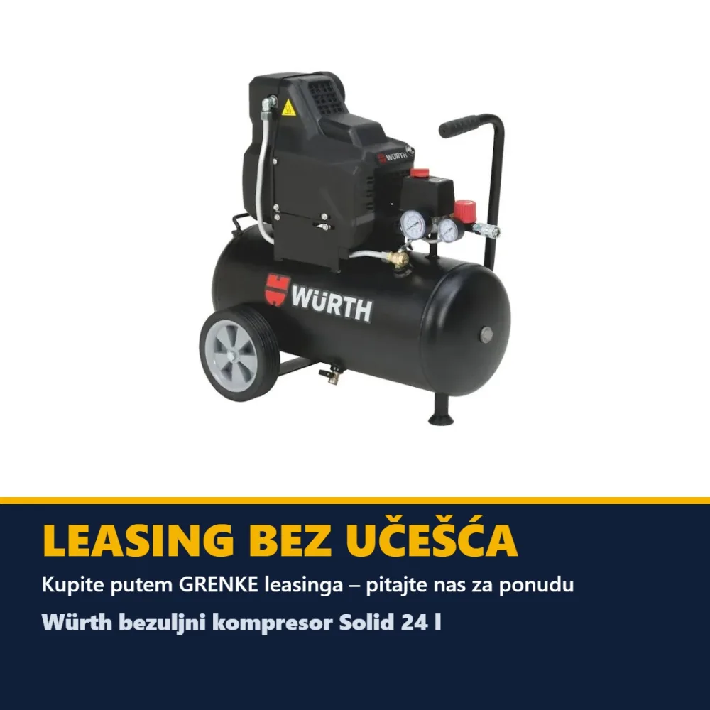 Würth bezuljni kompresor Solid 24 l — slika 2 od 2