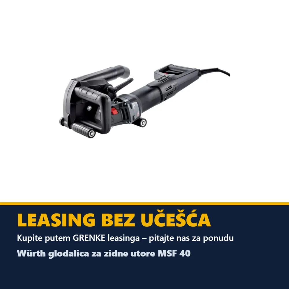 Würth glodalica za zidne utore MSF 40 — 1900 W, Ø 125 mm — slika 2 od 2