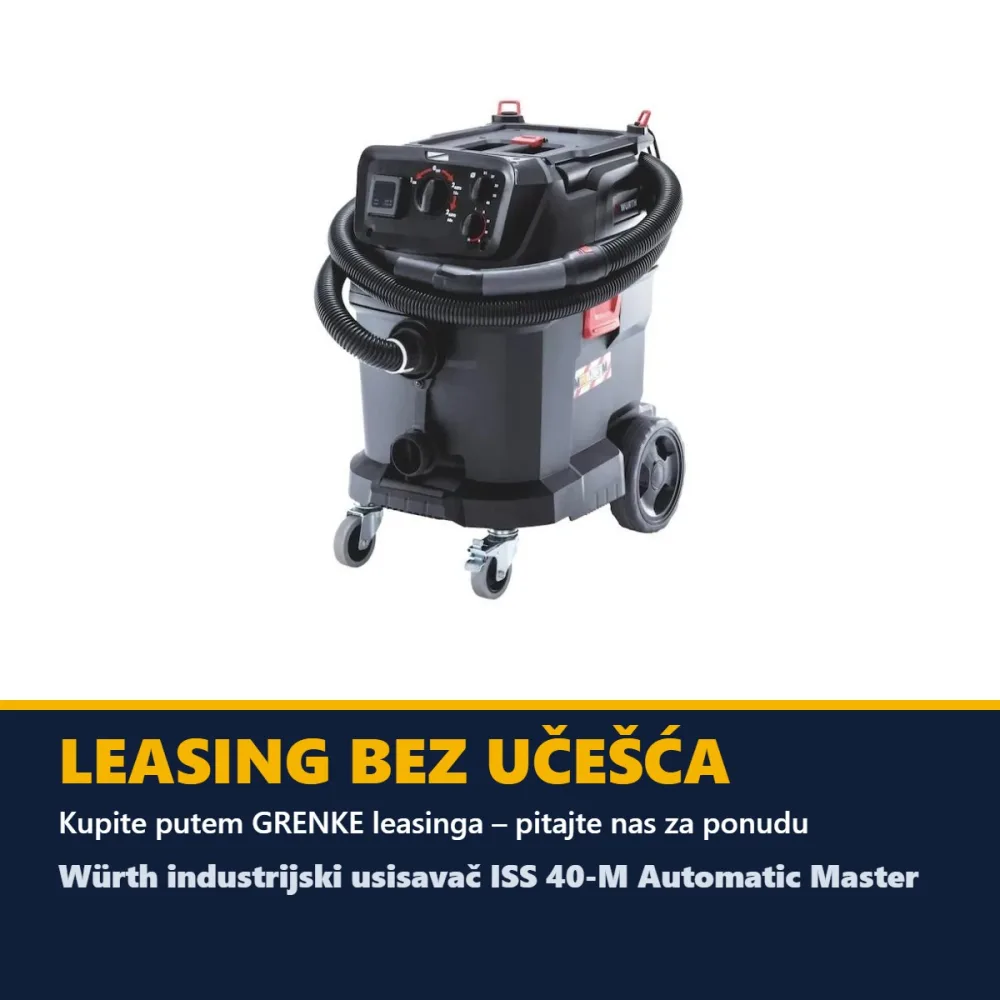 Würth industrijski usisavač ISS 40-M Automatic Master — 1380 W — slika 2 od 2