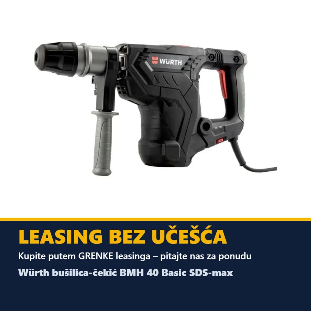 Würth bušilica-čekić BMH 40 Basic SDS-max — 1100 W, 8,5 J — slika 3 od 3
