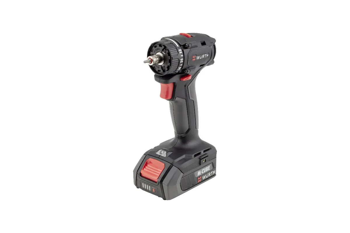 Würth aku bušilica-odvijač ABS 18 Subcompact M-CUBE (2 × 2,0 Ah + punjač) — do 50 Nm — slika 2 od 5