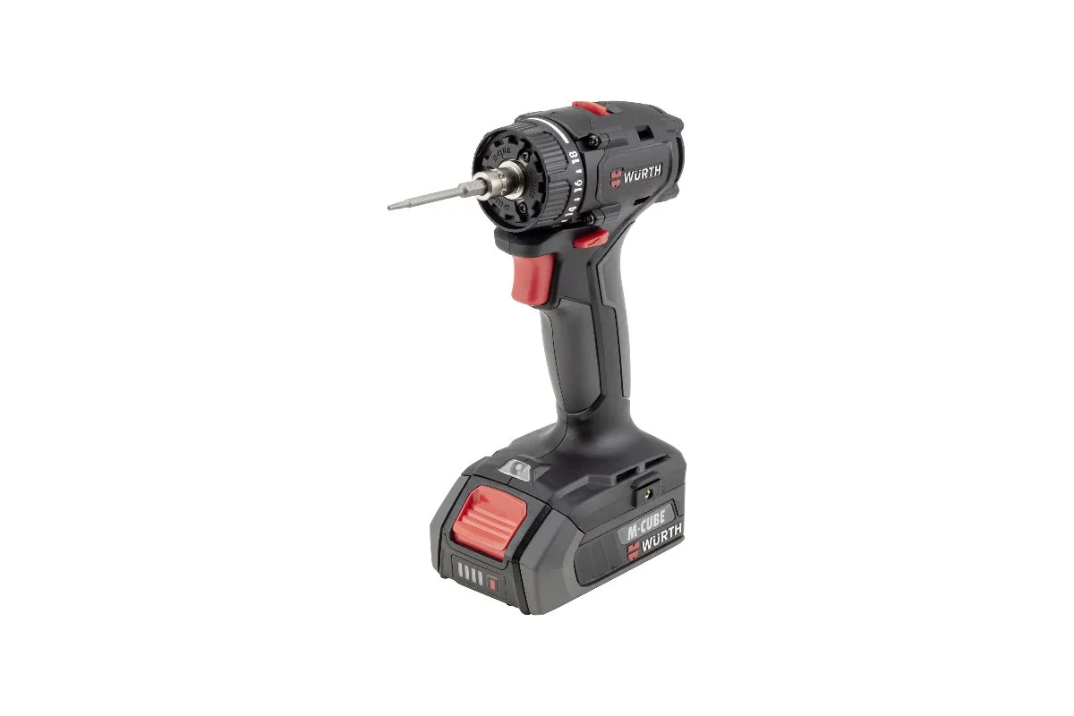 Würth aku bušilica-odvijač ABS 18 Subcompact M-CUBE (2 × 2,0 Ah + punjač) — do 50 Nm — slika 3 od 5