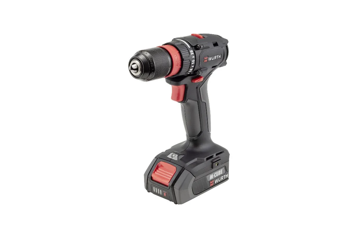 Würth aku bušilica-odvijač ABS 18 Subcompact M-CUBE (2 × 2,0 Ah + punjač) — do 50 Nm