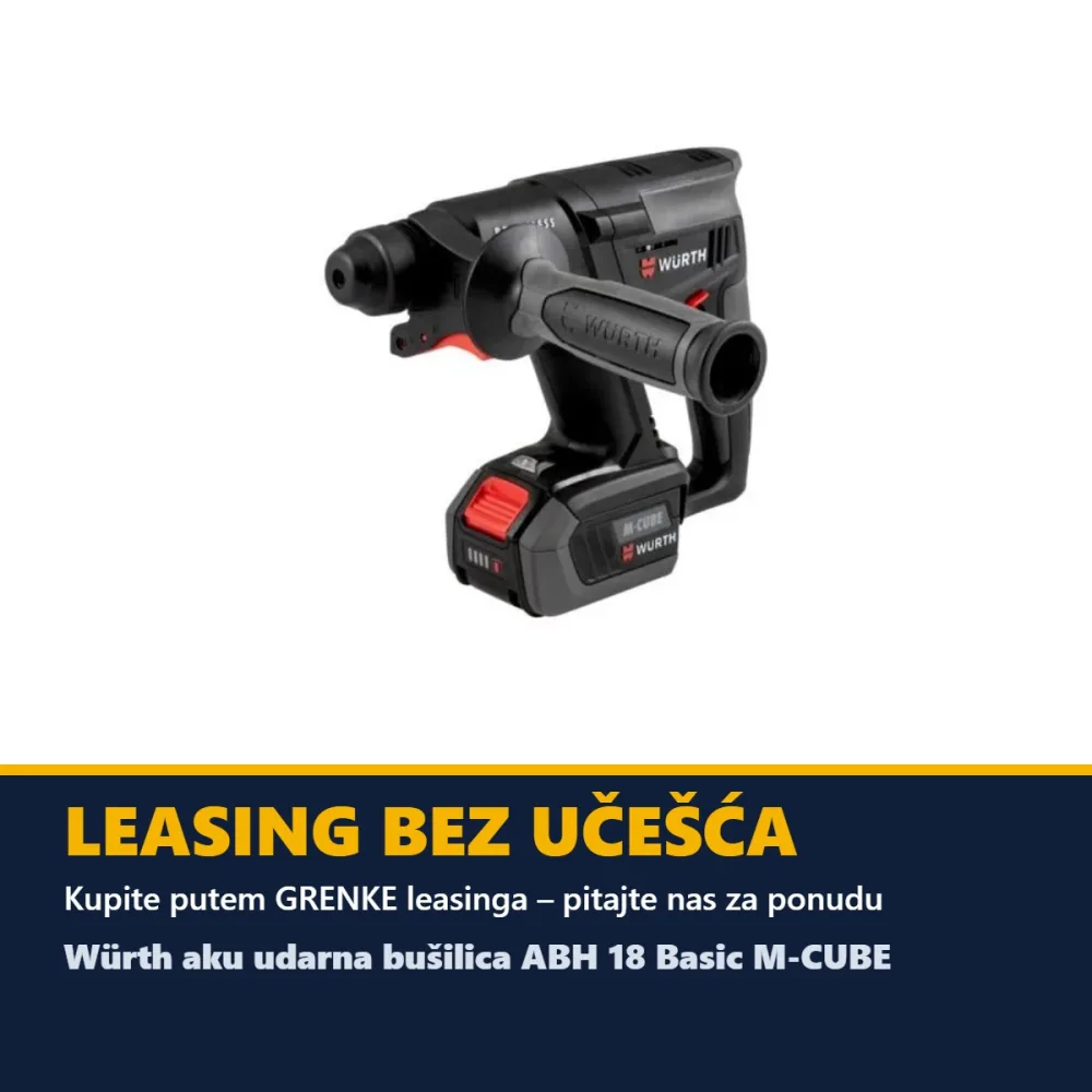 Würth aku udarna bušilica ABH 18 Basic M-CUBE (2 × 2,0 Ah + punjač) — slika 2 od 2