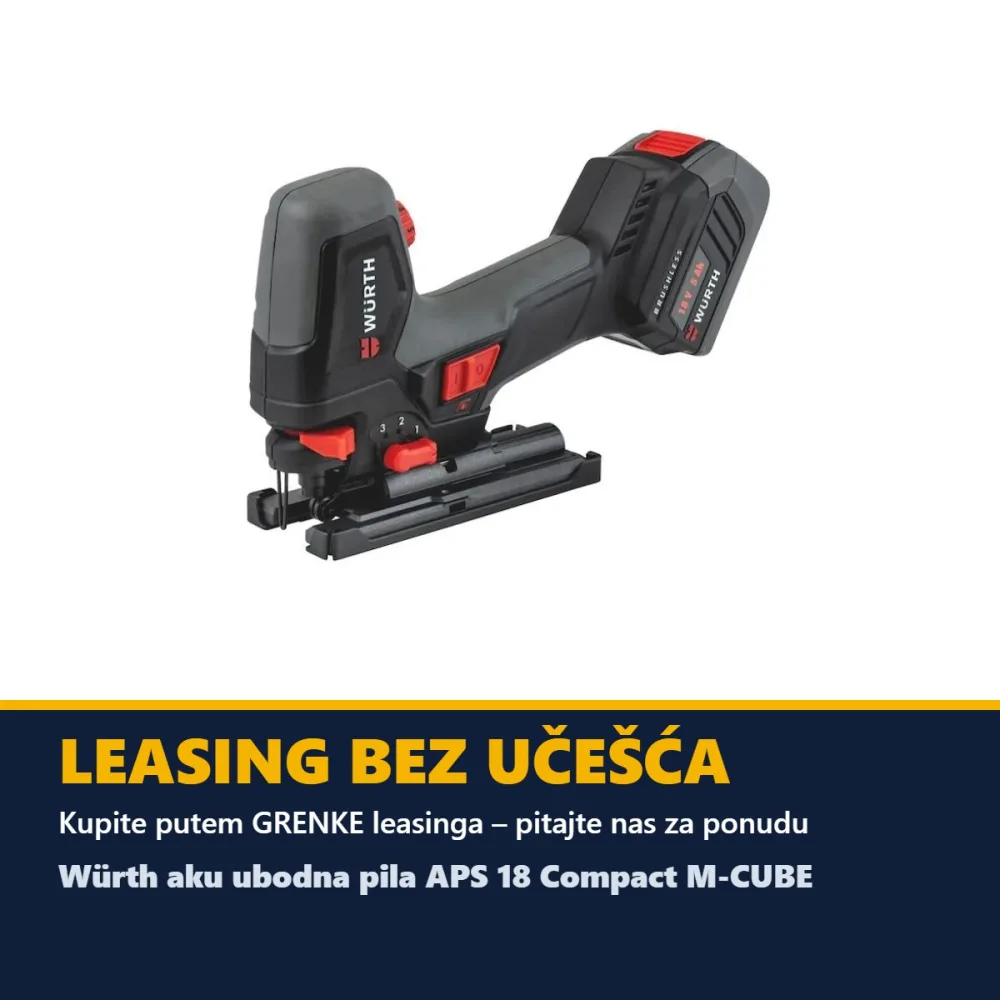 Würth aku ubodna pila APS 18 Compact M-CUBE (2 × 5,0 Ah + punjač) — slika 2 od 2