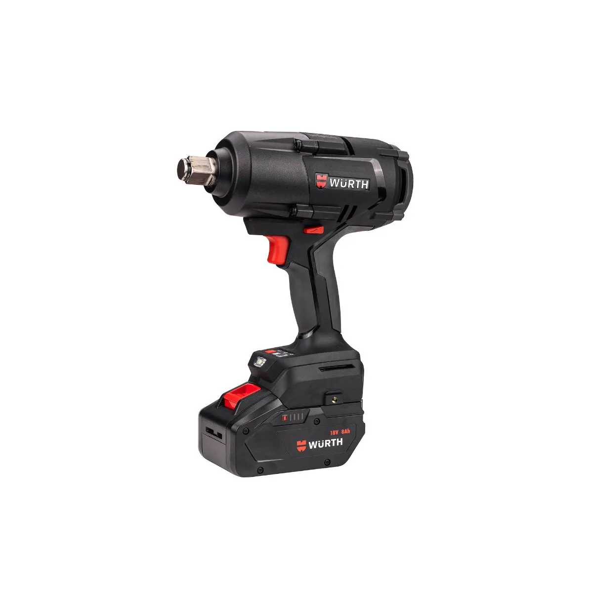Würth aku udarni odvijač ASS 18 3/4" Power+ M-CUBE s 2 baterije i punjačem — do 1650 Nm