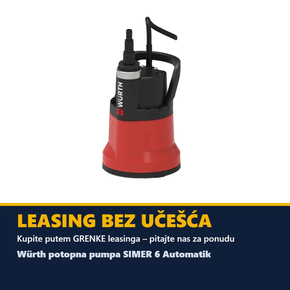Würth potopna pumpa SIMER 6 Automatik — slika 2 od 2