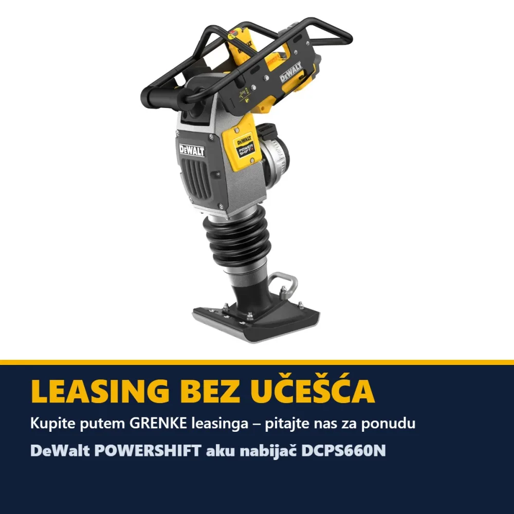 DeWalt POWERSHIFT aku nabijač DCPS660N — klasa 60 kg, 11,6 kN, bez baterije — slika 6 od 7