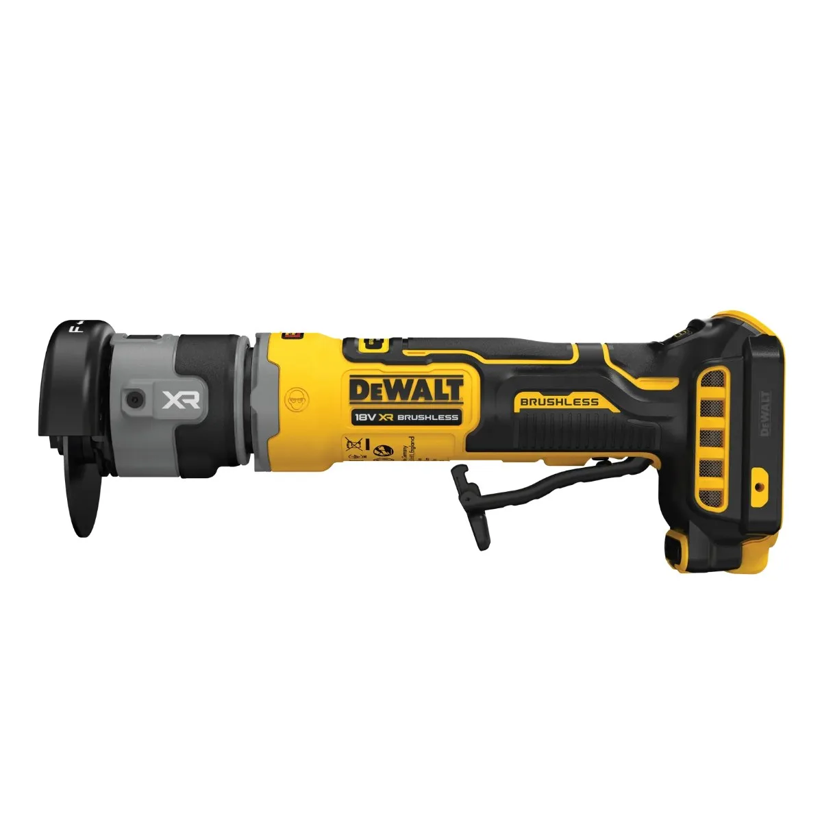 DeWalt aku višenamjenski rezač DCG430E2T 18 V — ploča 76 mm, 2 × 1,7 Ah POWERSTACK — slika 2 od 6