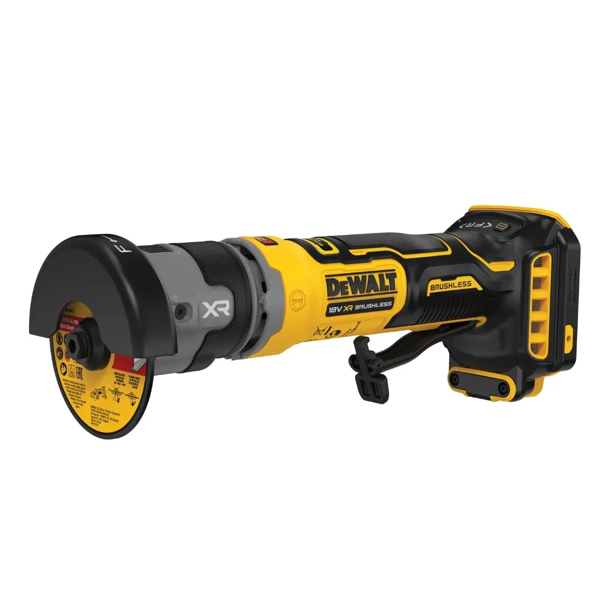 DeWalt aku višenamjenski rezač DCG430E2T 18 V — ploča 76 mm, 2 × 1,7 Ah POWERSTACK
