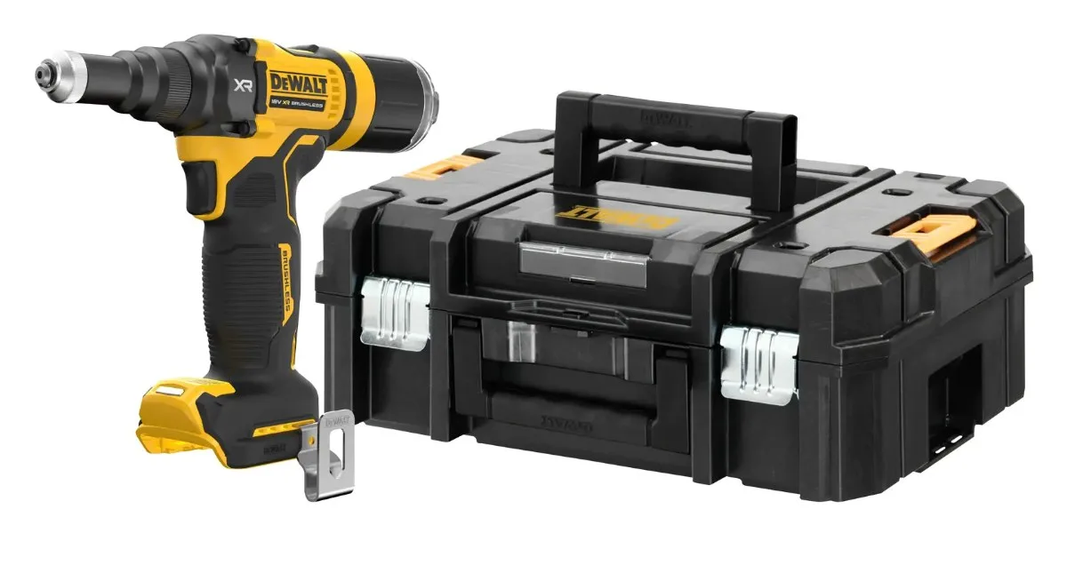 DeWalt aku kliješta za slijepe zakovice DCF403NT 18 V — 2,4–4,8 mm, bez baterije