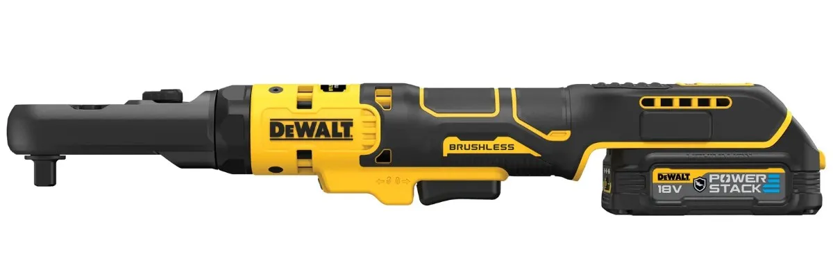 DeWalt aku račna DCF510E2G 18 V — 3/8" i 1/2", 102 Nm, 2 × 1,7 Ah POWERSTACK — slika 2 od 5