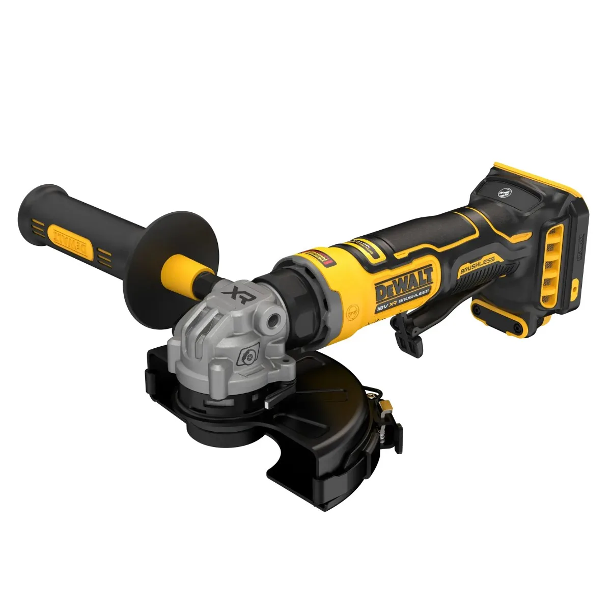 DeWalt aku kutna brusilica DCG404NT 18 V — 125 mm, lopatasti prekidač, bez baterije — slika 3 od 6