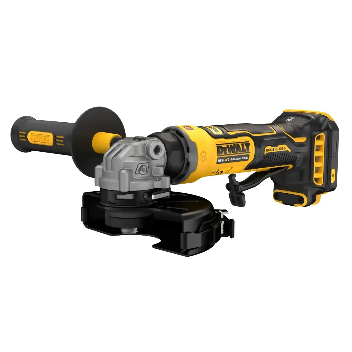 DeWalt aku kutna brusilica DCG404NT 18 V — 125 mm, lopatasti prekidač, bez baterije