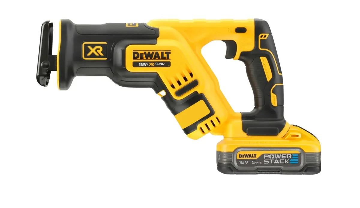 DeWalt aku kompaktna sabljasta pila DCS367H2T 18 V — 2 × 5,0 Ah POWERSTACK — slika 3 od 6