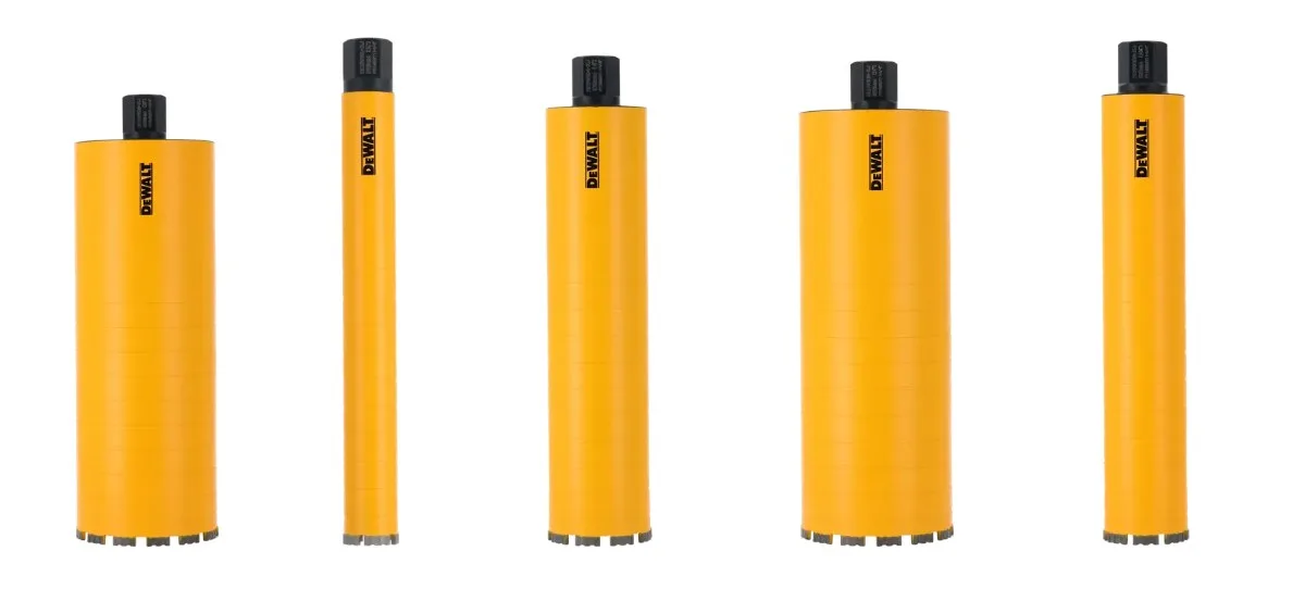 DeWalt dijamantna kruna DCDW107 za mokro bušenje — Ø 127 mm, radna duljina 400 mm — slika 3 od 3