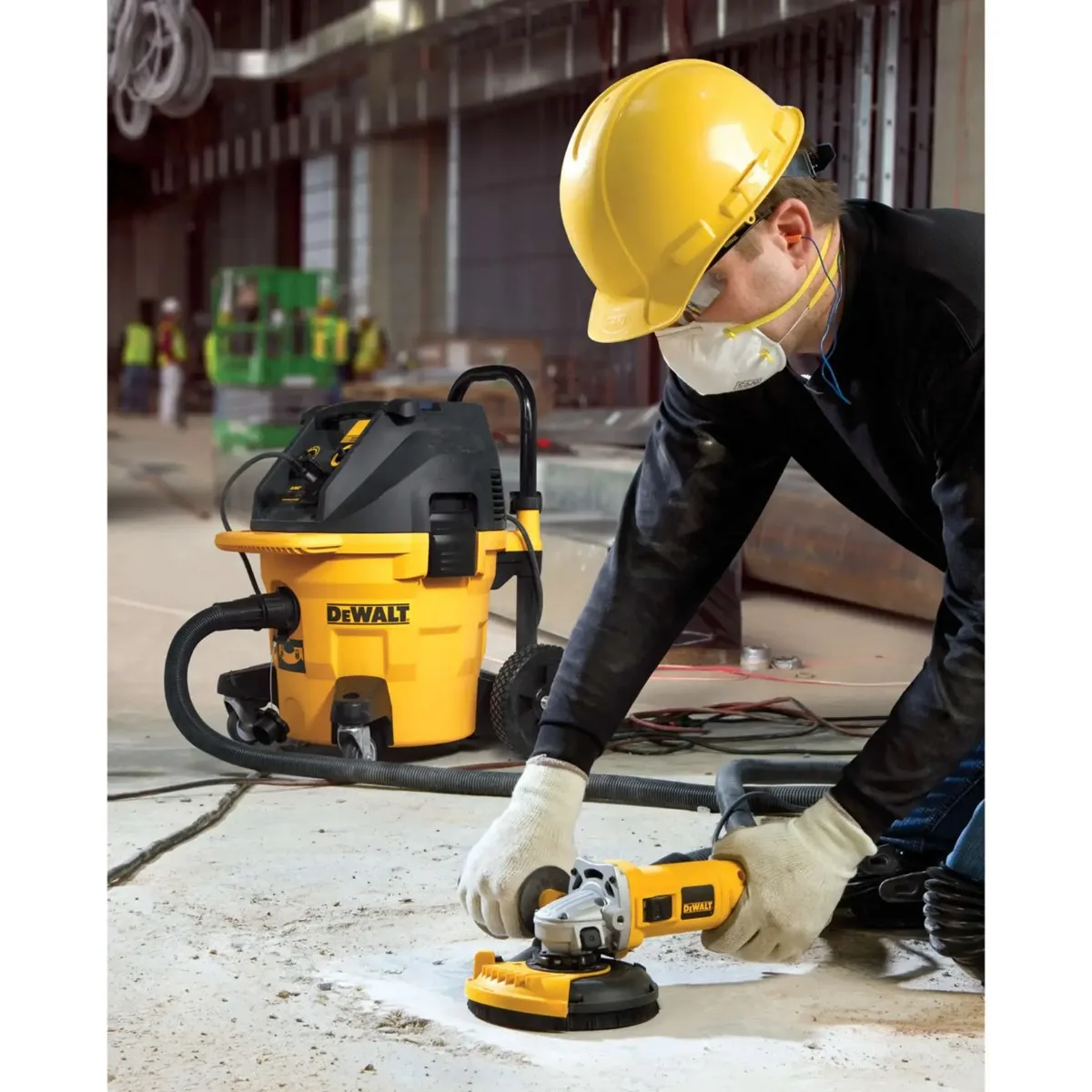 DeWalt poklopac za odsis prašine DWE46150 za kutne brusilice 115–125 mm — slika 4 od 4