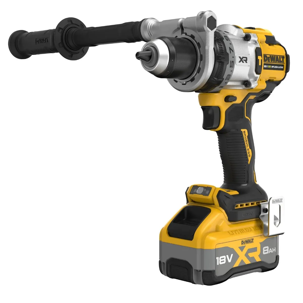 DeWalt aku udarna bušilica-odvijač DCD1007WW1T 18 V XR — 169 Nm, 1 × 8,0 Ah, TSTAK — slika 2 od 6
