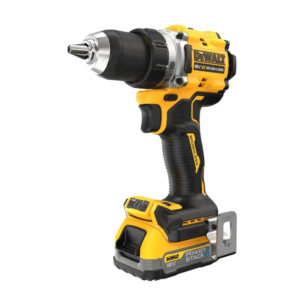 DeWalt aku bušilica-odvijač DCD800E2T 18 V XR — 90 Nm, 2 × 1,7 Ah POWERSTACK, TSTAK — slika 2 od 5