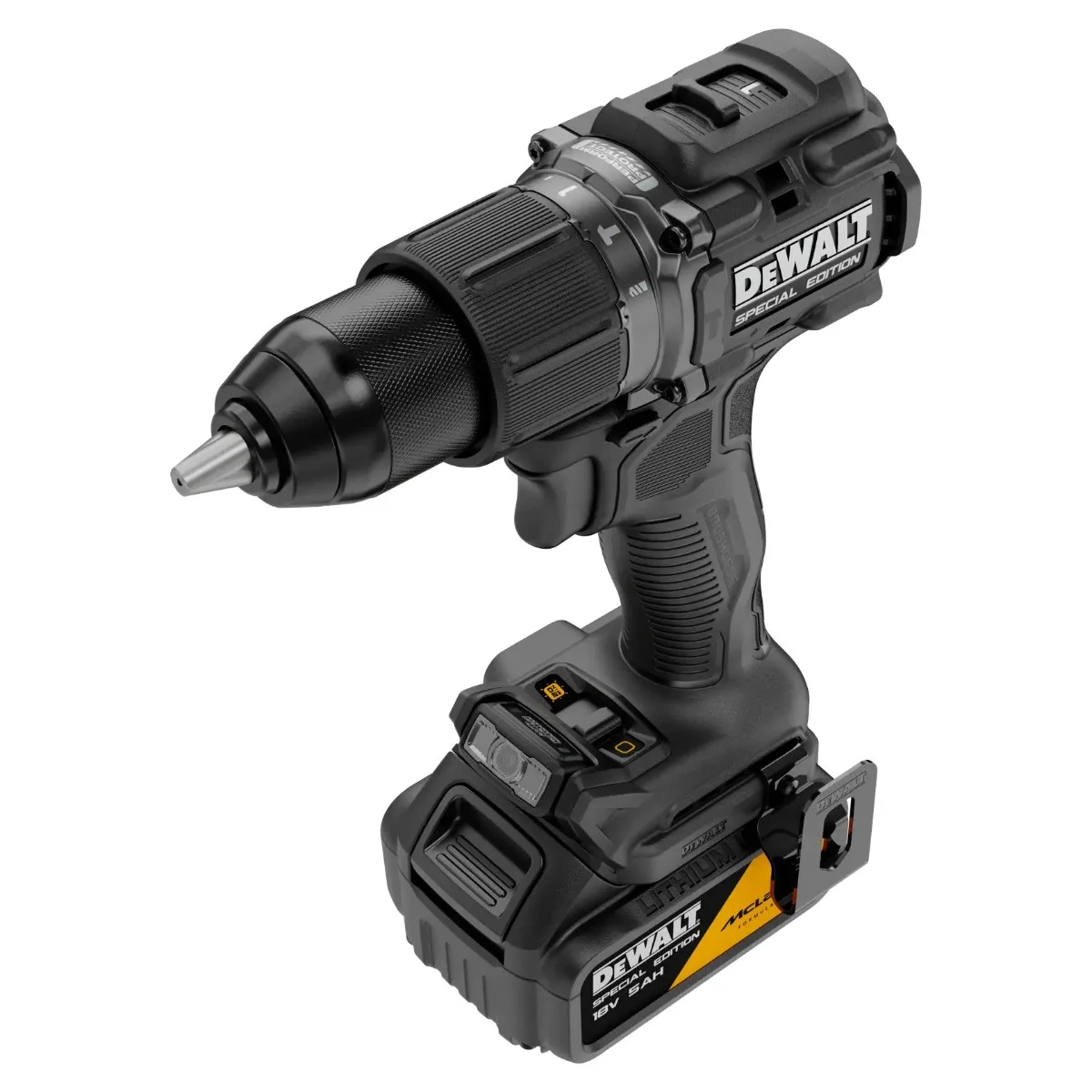 DeWalt x McLaren aku udarna bušilica-odvijač DCD86MP1T 18 V — 90 Nm, 1 × 5,0 Ah, TSTAK — slika 4 od 5