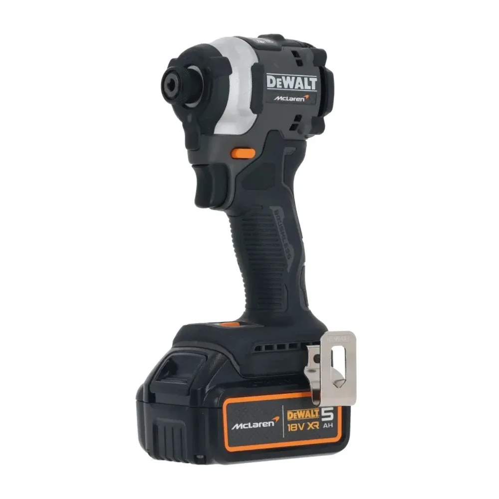 DeWalt x McLaren aku udarni odvijač DCF85MP2T 18 V — 1/4", 205 Nm, 2 × 5,0 Ah — slika 2 od 5