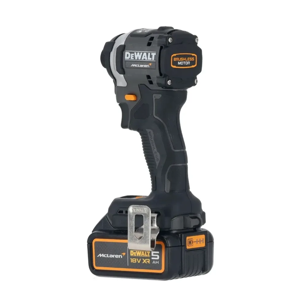 DeWalt x McLaren aku udarni odvijač DCF85MP2T 18 V — 1/4", 205 Nm, 2 × 5,0 Ah — slika 5 od 5