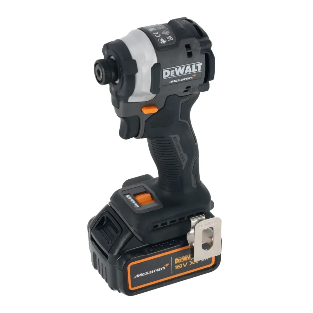 DeWalt x McLaren aku udarni odvijač DCF85MP2T 18 V — 1/4", 205 Nm, 2 × 5,0 Ah — slika 4 od 5