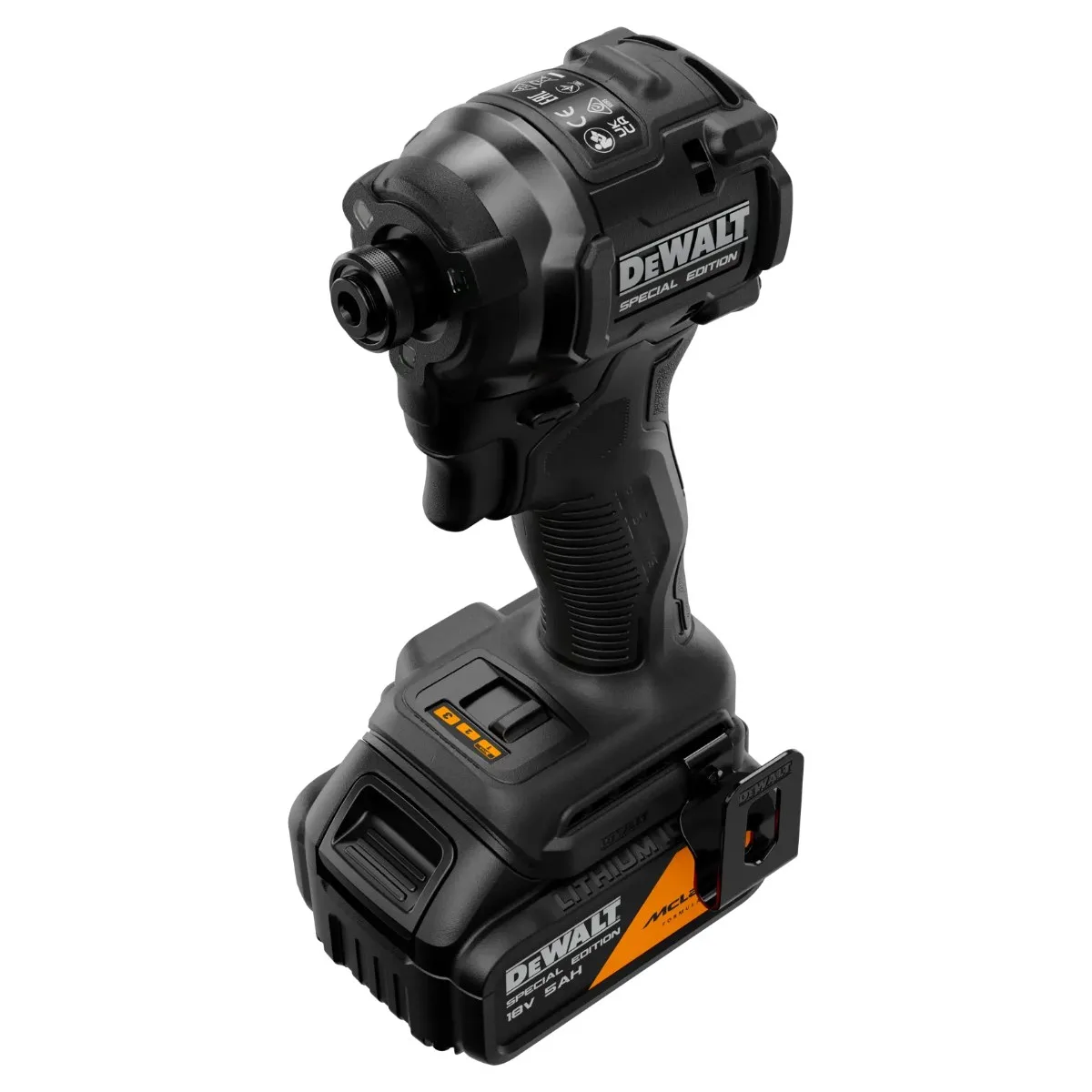 DeWalt x McLaren aku udarni odvijač DCF86MP1T 18 V — 1/4", 206 Nm, 1 × 5,0 Ah, TSTAK — slika 4 od 5