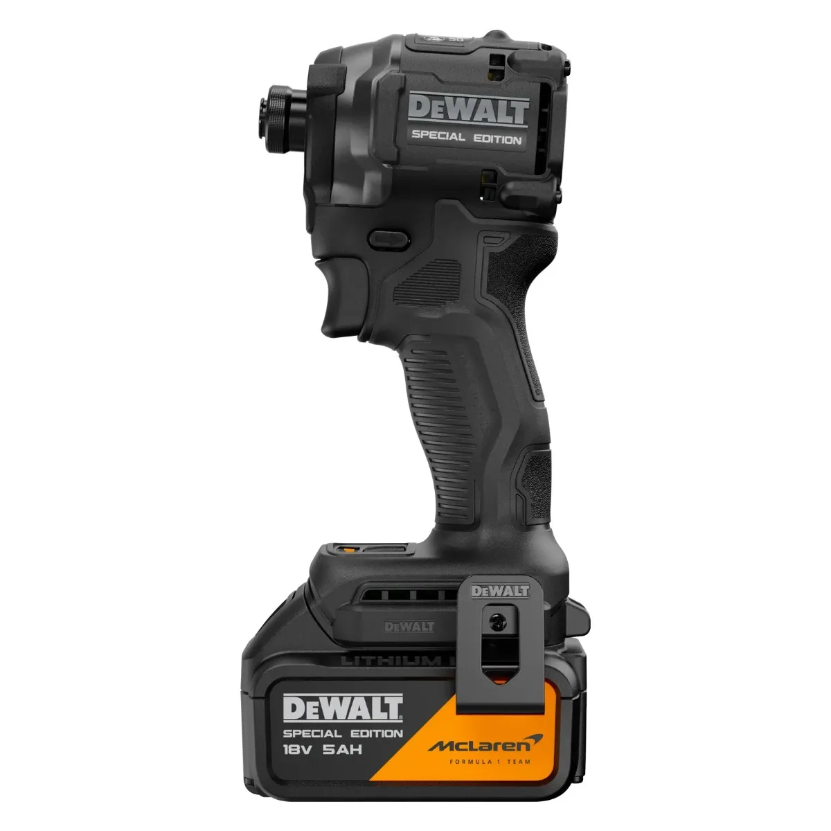 DeWalt x McLaren aku udarni odvijač DCF86MP1T 18 V — 1/4", 206 Nm, 1 × 5,0 Ah, TSTAK — slika 3 od 5