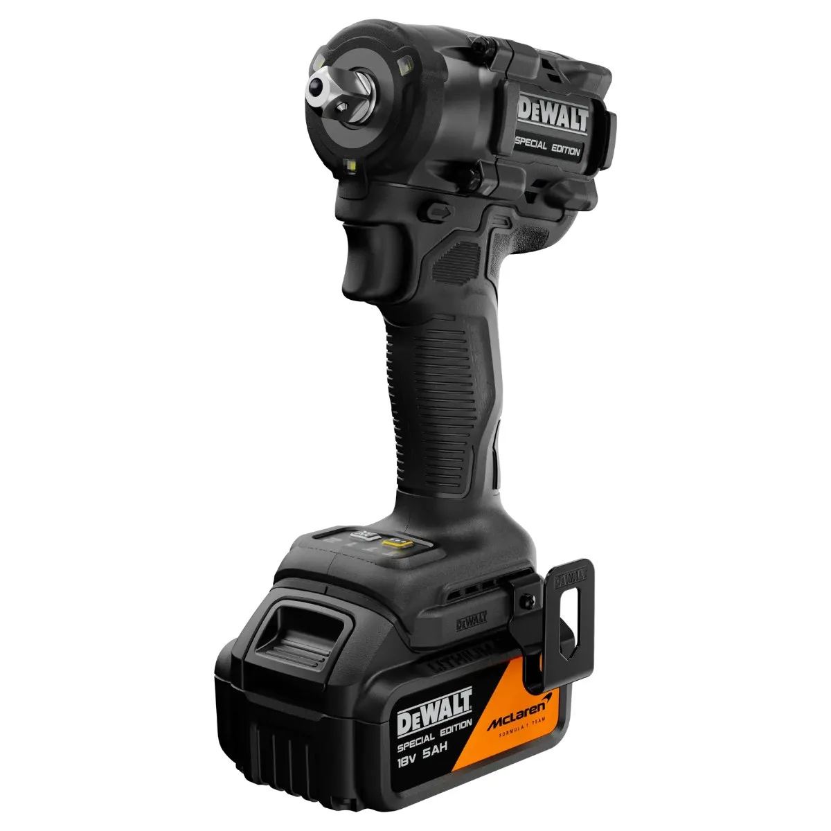 DeWalt x McLaren aku udarni ključ DCF92MP2T 18 V — 1/2", 406/610 Nm, 2 × 5,0 Ah — slika 2 od 5