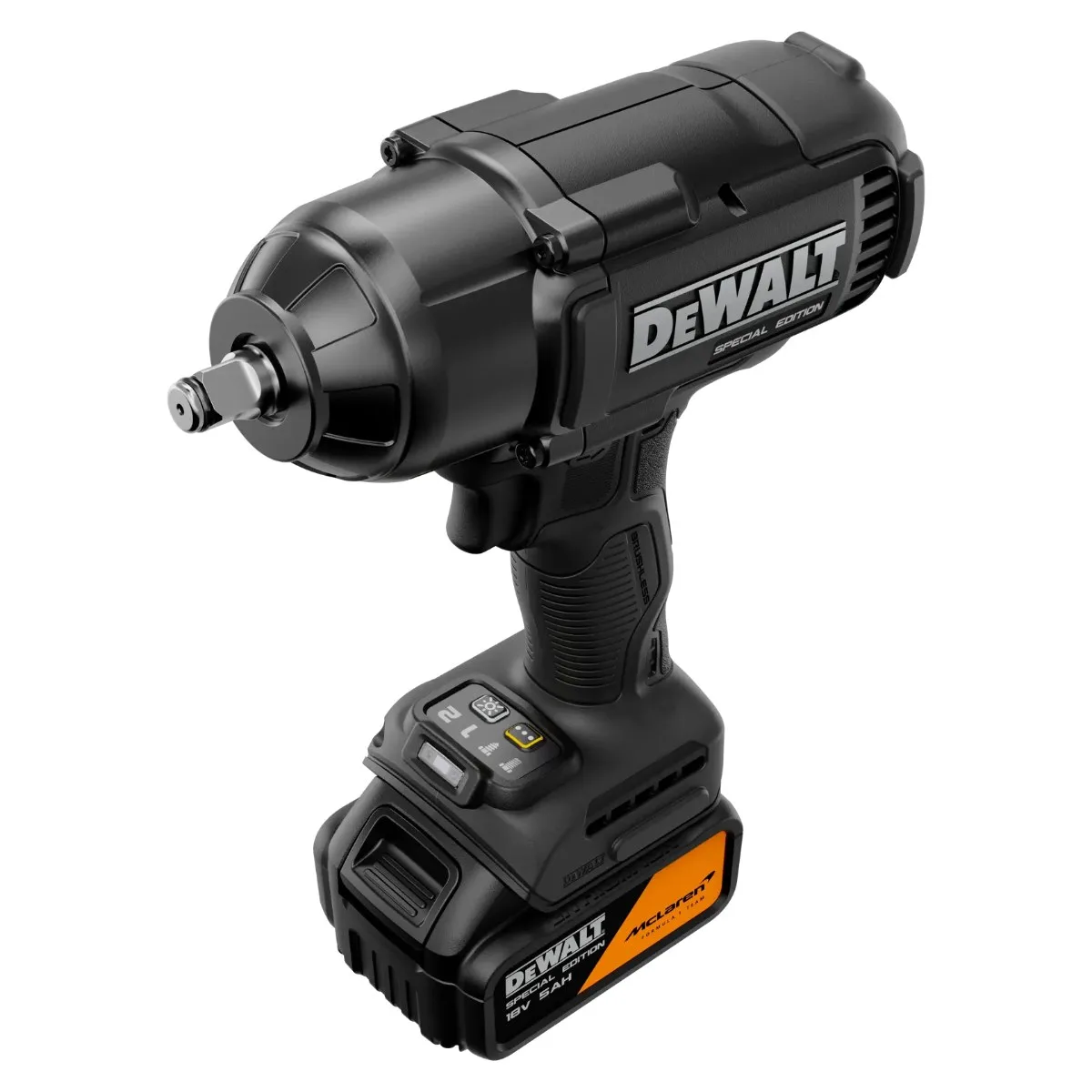 DeWalt x McLaren aku udarni ključ DCF99MP2T 18 V — 1/2", 1355/1898 Nm, 2 × 5,0 Ah — slika 4 od 6