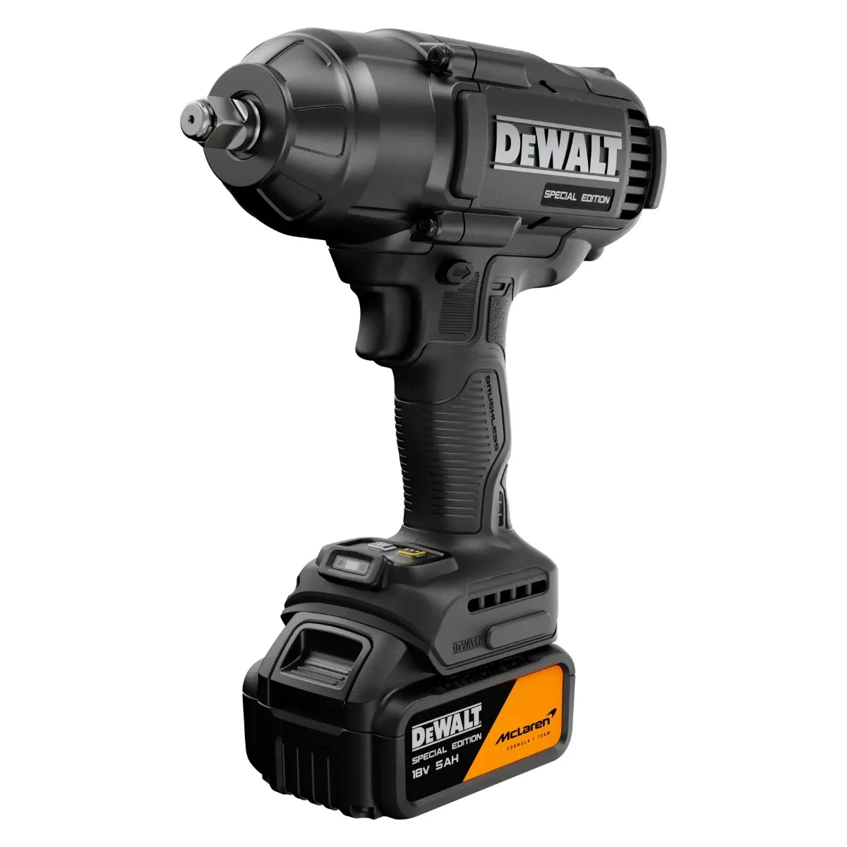 DeWalt x McLaren aku udarni ključ DCF99MP2T 18 V — 1/2", 1355/1898 Nm, 2 × 5,0 Ah — slika 2 od 6