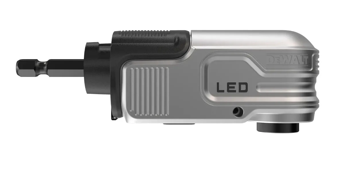 DeWalt kutni nastavak DTLRA za odvijače — 1/4", do 41 Nm, LED svjetlo — slika 4 od 5
