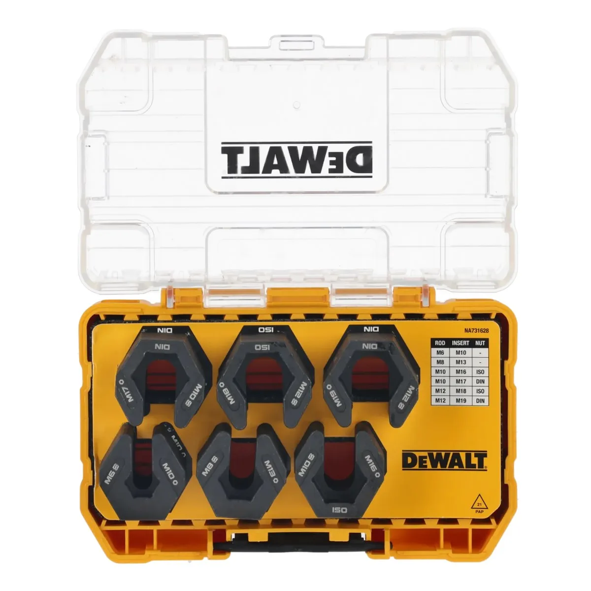 DeWalt nastavak za matice na navojnoj šipki DT20562 — M6 do M12 — slika 4 od 5