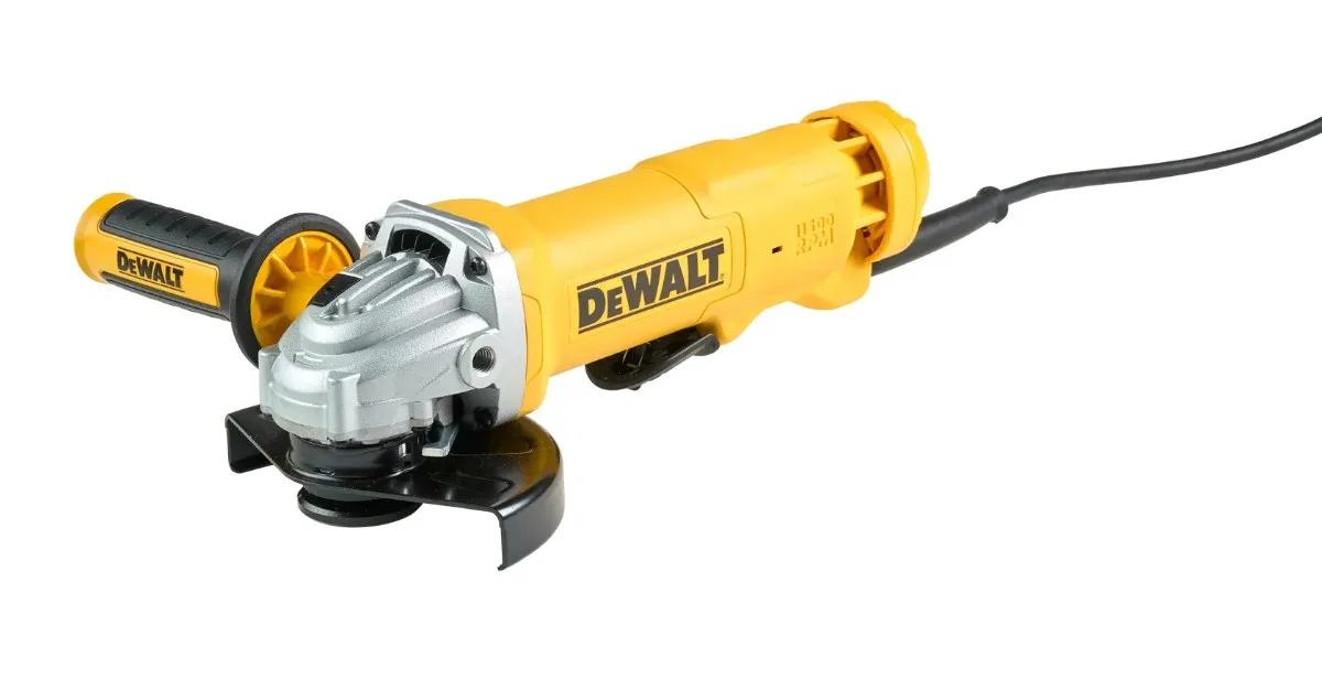 DeWalt kutna brusilica DWE4233 — 1400 W, 125 mm, lopatasti prekidač