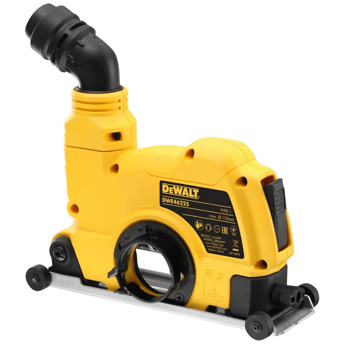 DeWalt poklopac za rezanje betona DWE46225 za kutne brusilice 125 mm — s graničnikom dubine — slika 4 od 5