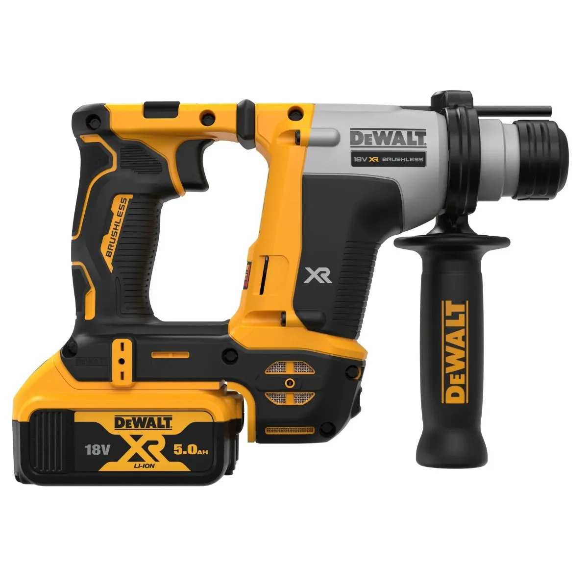 DeWalt aku kompaktni čekić DCH172P2 18 V XR SDS-plus — 1,4 J, 2 × 5,0 Ah — slika 5 od 5