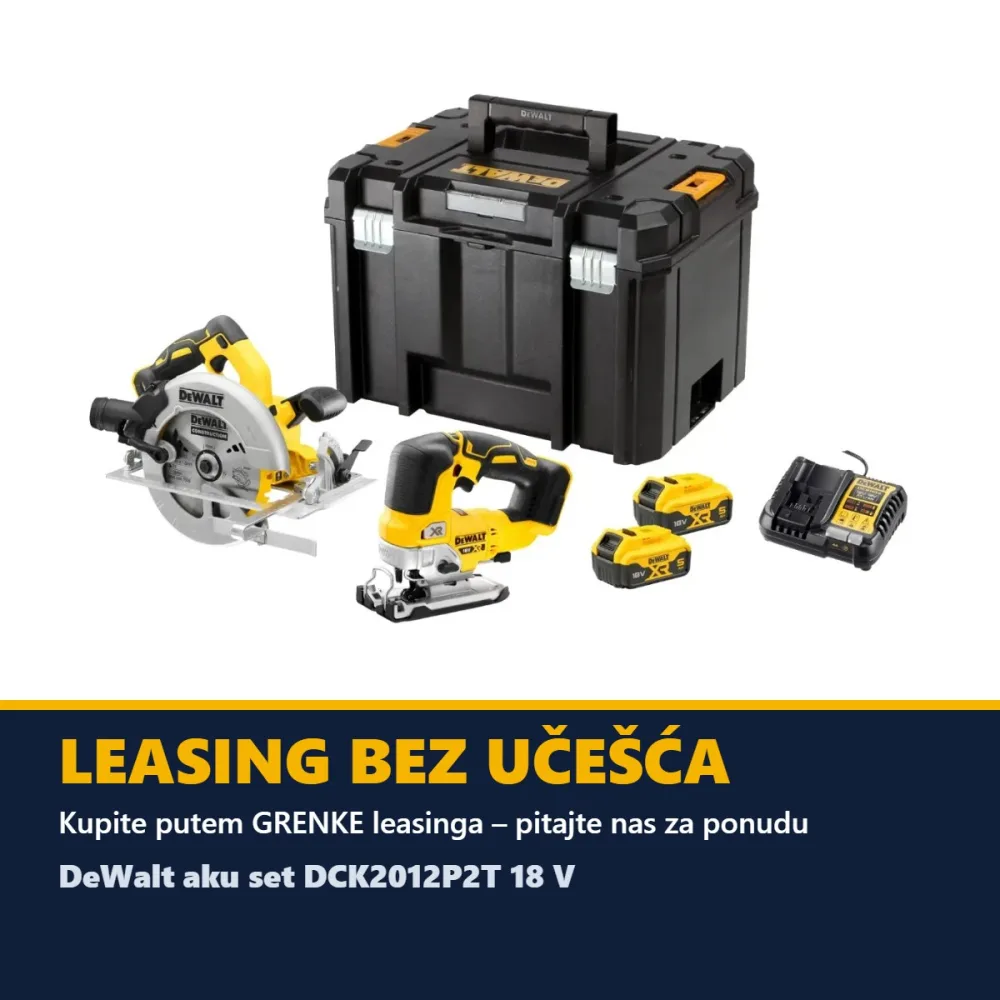 DeWalt aku set DCK2012P2T 18 V — DCS334 + DCS570, 2 × 5,0 Ah — slika 2 od 2