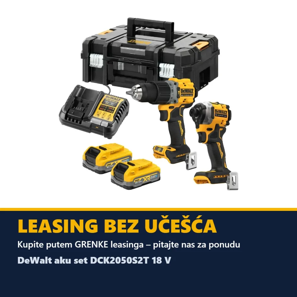 DeWalt aku set DCK2050S2T 18 V — DCD805 + DCF850, 2 × 3,5 Ah POWERSTACK — slika 2 od 2